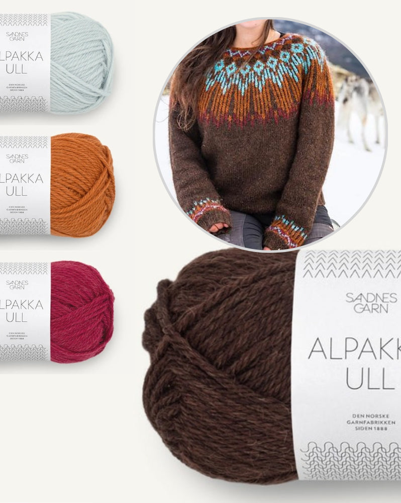 Linka Neumann Hopi Sweater mit Alpakka Ull von Sandnes Garn 7