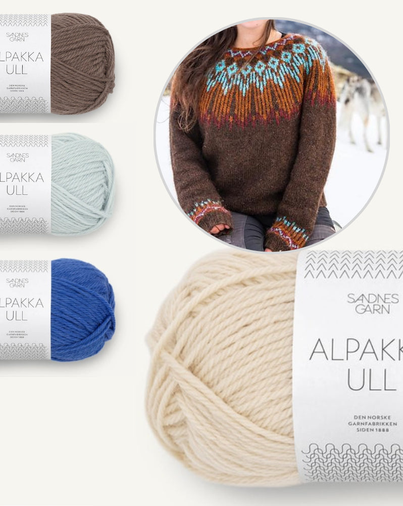 Linka Neumann Hopi Sweater mit Alpakka Ull von Sandnes Garn 13