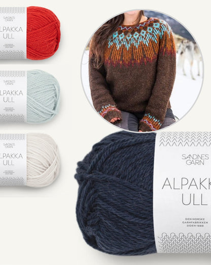 Linka Neumann Hopi Sweater mit Alpakka Ull von Sandnes Garn 10