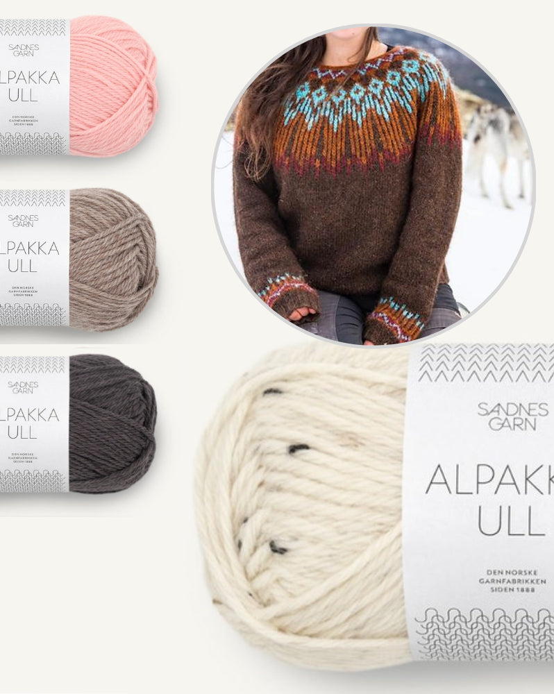 Linka Neumann Hopi Sweater mit Alpakka Ull von Sandnes Garn 12