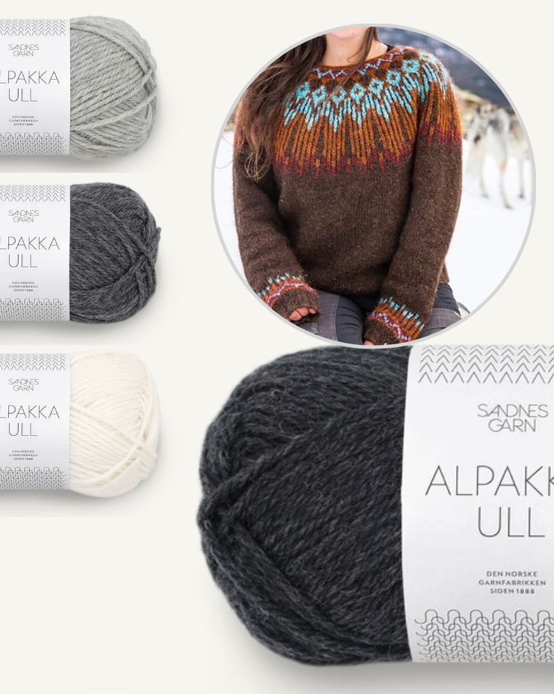 Linka Neumann Hopi Sweater mit Alpakka Ull von Sandnes Garn 8