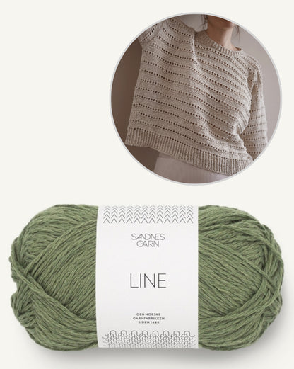 Ingrid Summer Sweater von Gregoria Fibers mit Line von Sandnes Garn 12