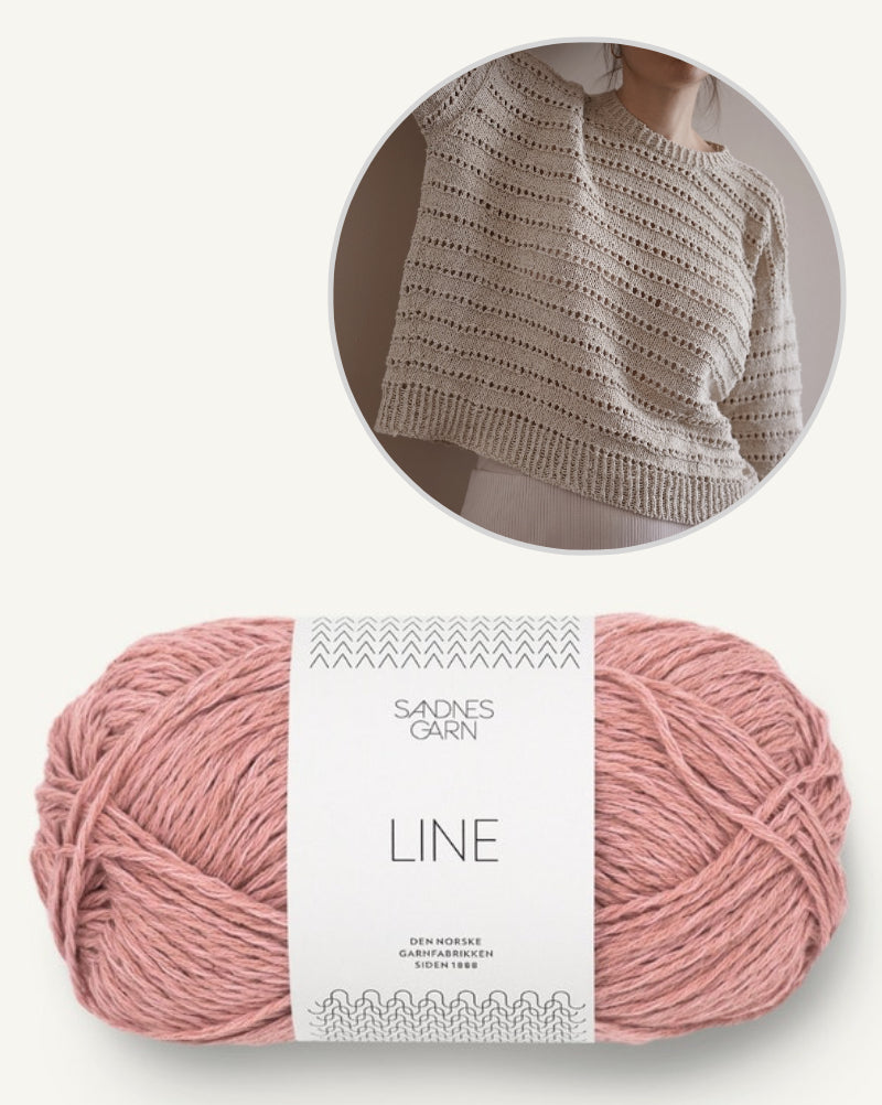 Ingrid Summer Sweater von Gregoria Fibers mit Line von Sandnes Garn 10