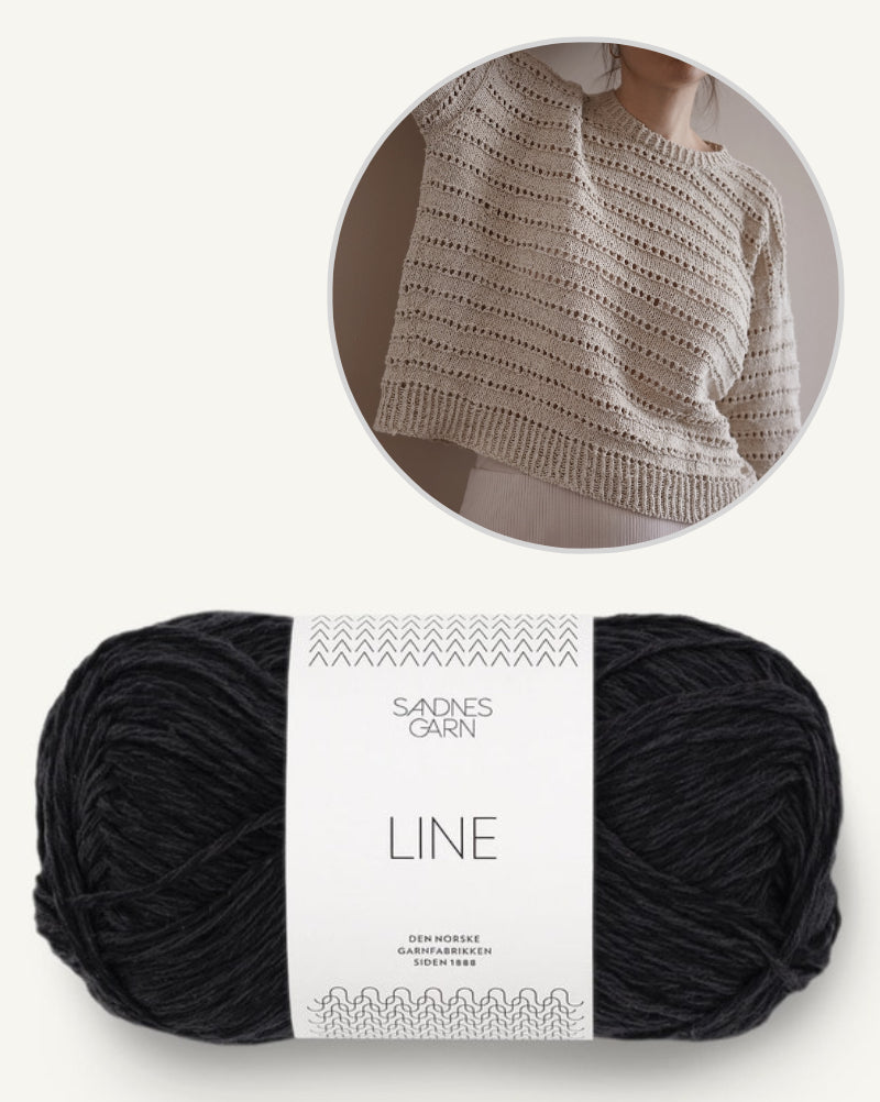 Ingrid Summer Sweater von Gregoria Fibers mit Line von Sandnes Garn 6