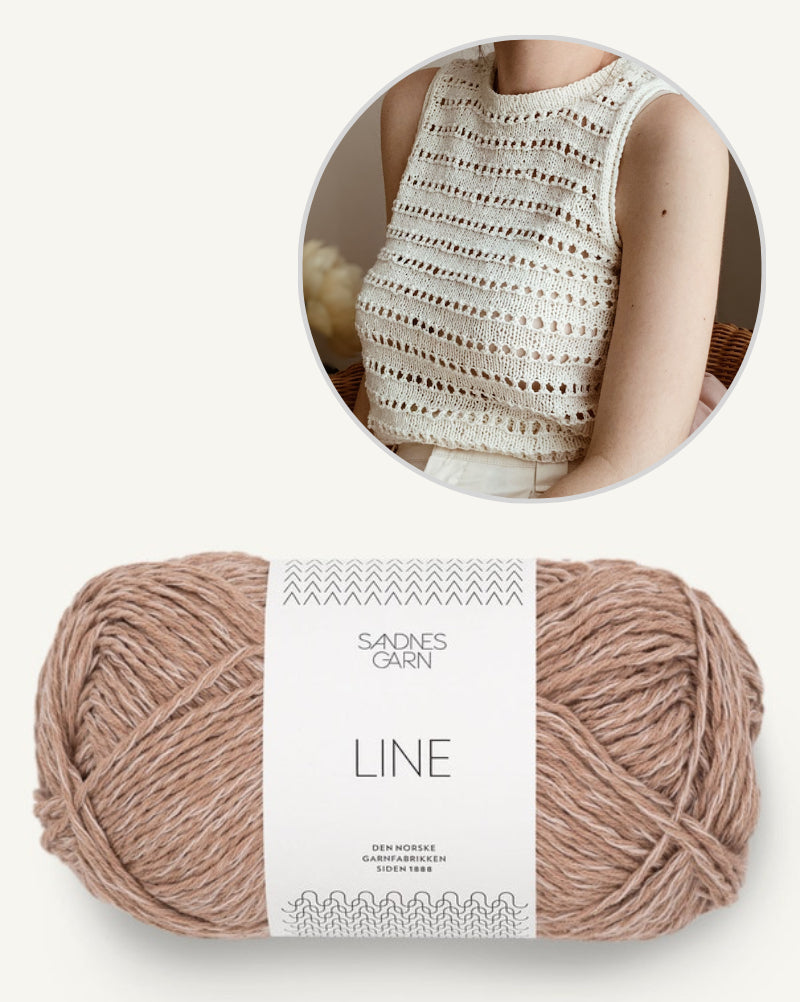 Ingrid Top von Gregoria Fibers mit Line von Sandnes Garn 7