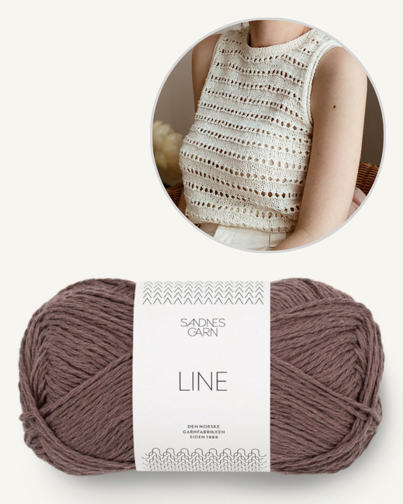 Ingrid Top von Gregoria Fibers mit Line von Sandnes Garn 8