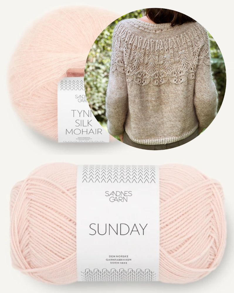 Knitting for Breakfast Ipazia Sweater mit Sunday und Tynn Silk Mlhair von Sandnes Garn 11