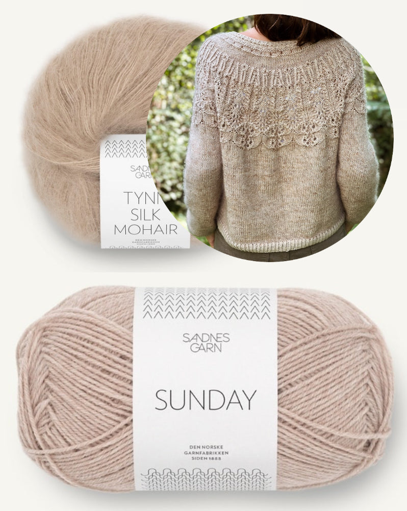 Knitting for Breakfast Ipazia Sweater mit Sunday und Tynn Silk Mlhair von Sandnes Garn 7