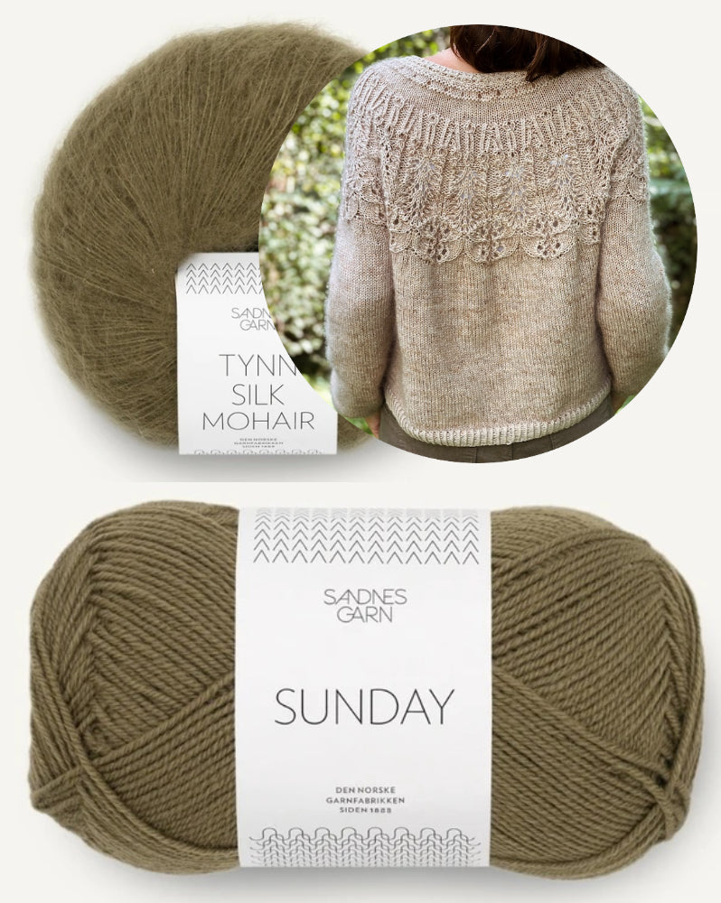 Knitting for Breakfast Ipazia Sweater mit Sunday und Tynn Silk Mlhair von Sandnes Garn 13