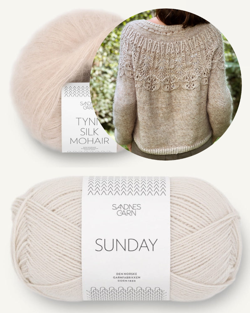 Knitting for Breakfast Ipazia Sweater mit Sunday und Tynn Silk Mlhair von Sandnes Garn 8