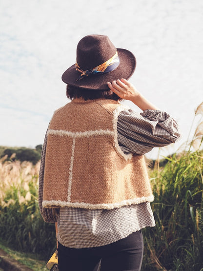 Mellow Vest | luxuriös und klassisch schön aus Cashmere Large und Curly von Cardiff