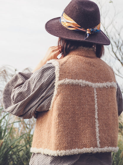 Mellow Vest | luxuriös und klassisch schön aus Cashmere Large und Curly von Cardiff