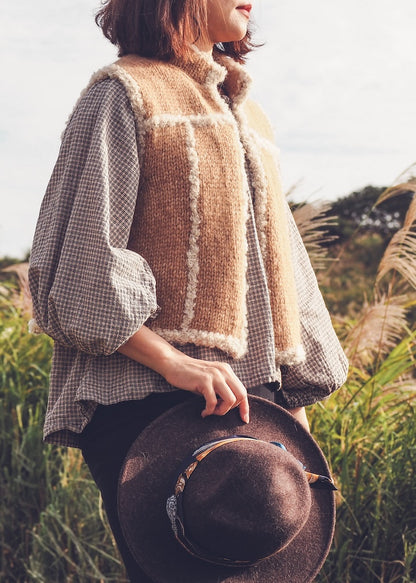 Mellow Vest | luxuriös und klassisch schön aus Cashmere Large und Curly von Cardiff