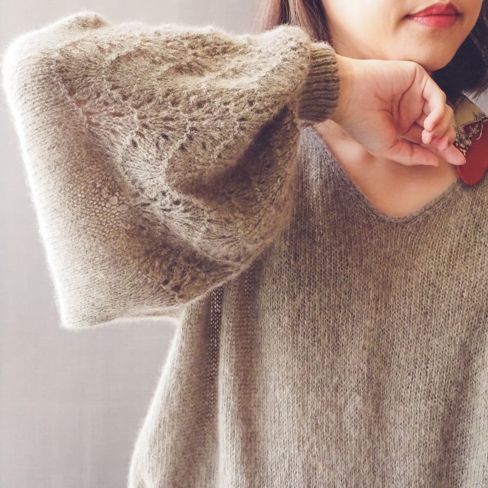 Ola Sweater von Irene Lin mit Brushlight von Cardiff Cashmere 9