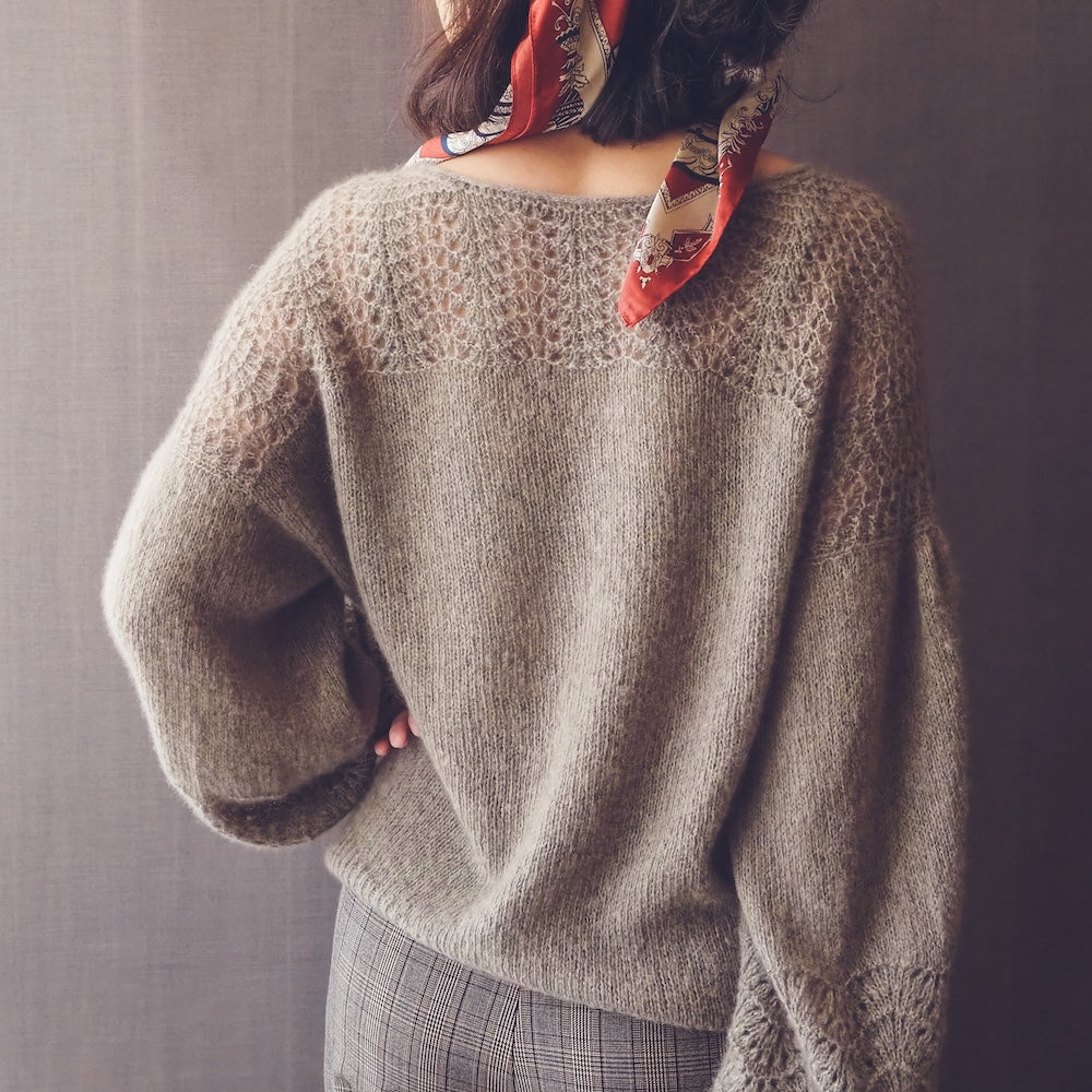 Ola Sweater von Irene Lin mit Brushlight von Cardiff Cashmere 11