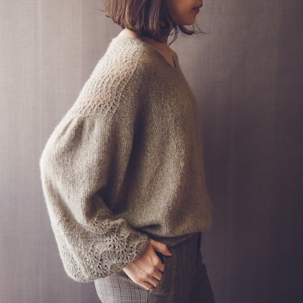 Ola Sweater von Irene Lin mit Brushlight von Cardiff Cashmere 12