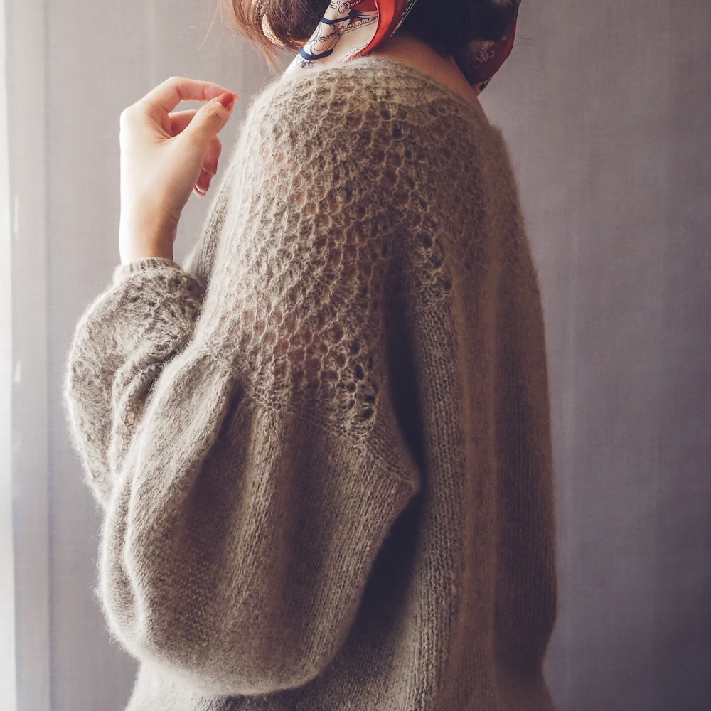 Ola Sweater von Irene Lin mit Brushlight von Cardiff Cashmere 2