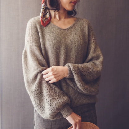 Ola Sweater von Irene Lin mit Brushlight von Cardiff Cashmere 3