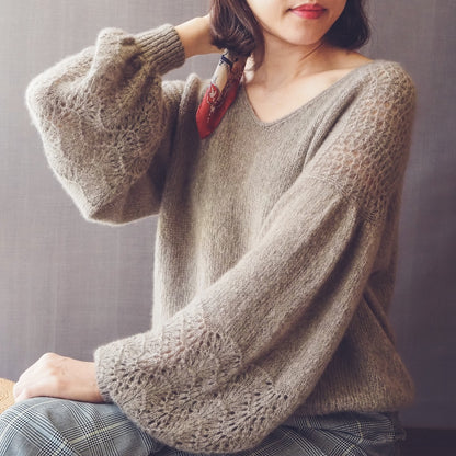 Ola Sweater von Irene Lin mit Brushlight von Cardiff Cashmere 8