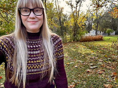 Armena Sweater von Jen Geigley aus Viva von Symfonie Yarns 1