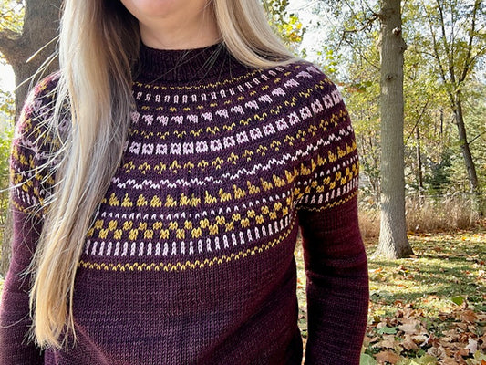 Armena Sweater von Jen Geigley aus Viva von Symfonie Yarns 2