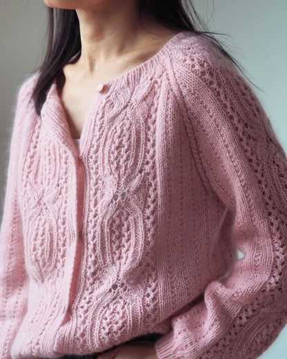 Joanna Ang Cherri Cardigan mit ITO Yarn Kosho und Sensai 10