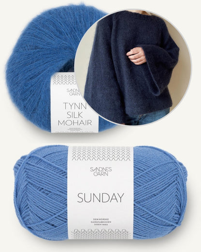 Joo Sweater von Novemberknits mit Sunday und Tynn Silk Mohair von Sandnes Garn 13