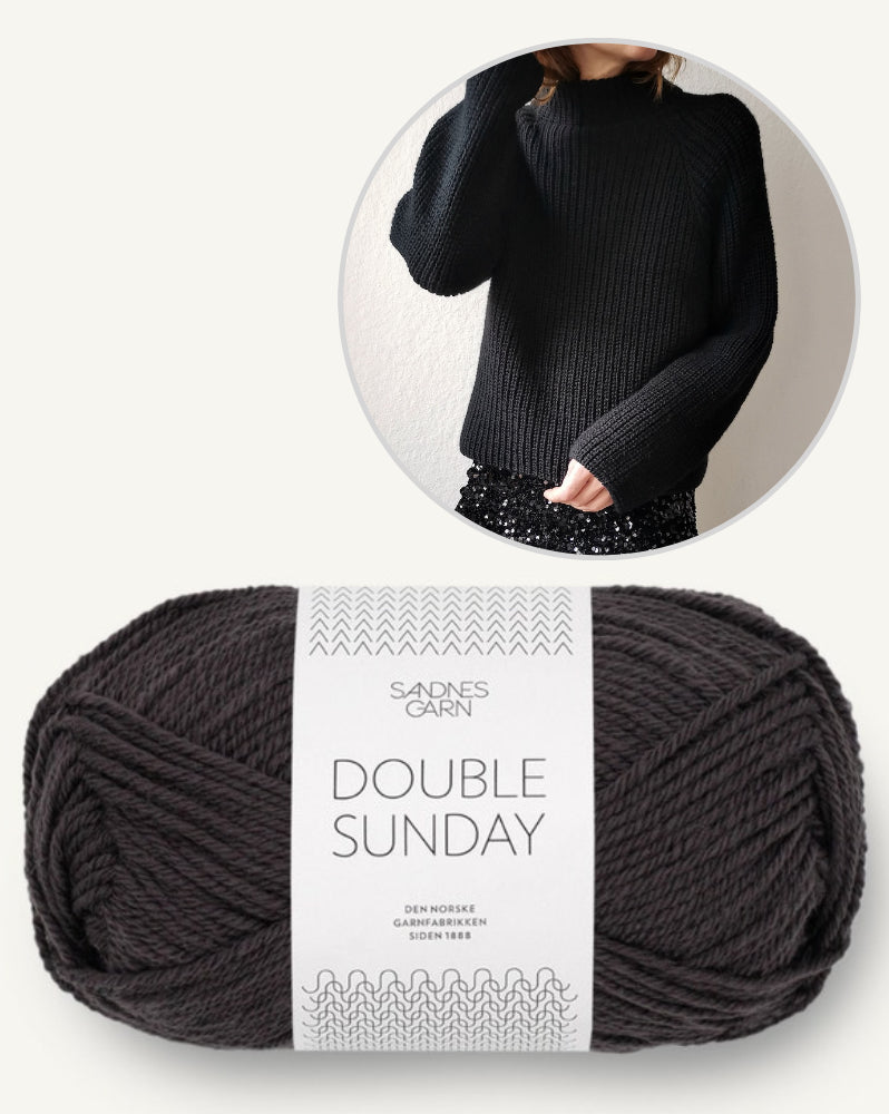 Paula-m Juri Sweater mit Double Sunday von Sandnes Garn 11