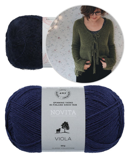 rosa p. Juulo Cardigan mit Viola und Tuuli von Novita 10