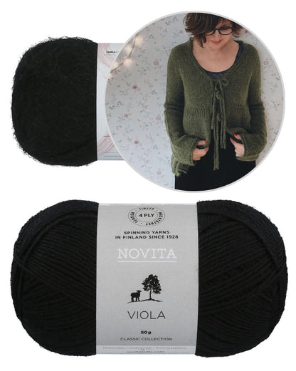 rosa p. Juulo Cardigan mit Viola und Tuuli von Novita 11