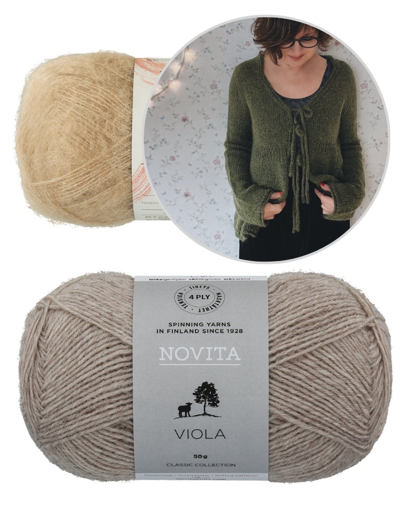 rosa p. Juulo Cardigan mit Viola und Tuuli von Novita 8