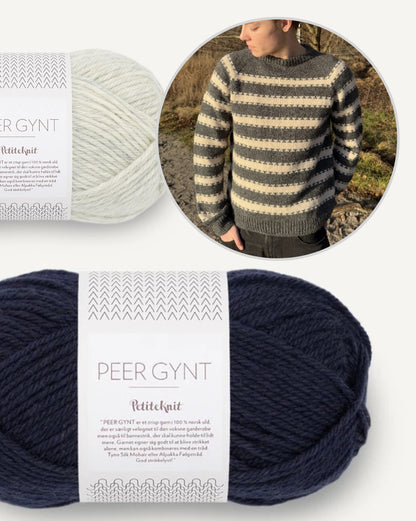 Key Sweater Man von PetiteKnit mit Peer Gynt von Sandnes Garn 7