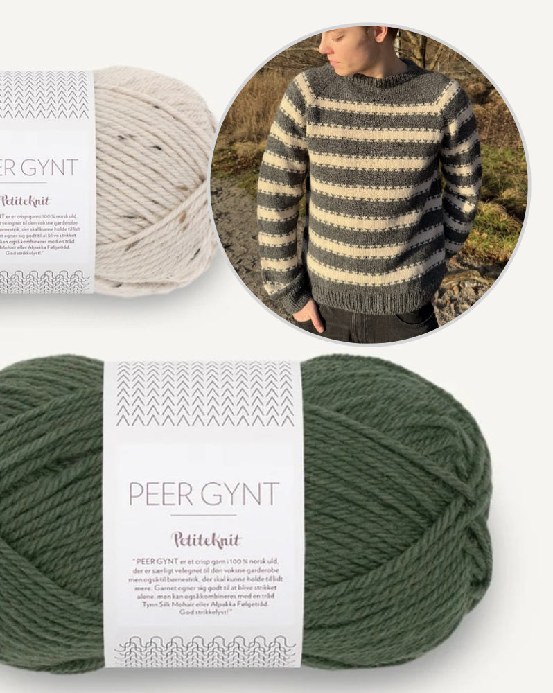 Key Sweater Man von PetiteKnit mit Peer Gynt von Sandnes Garn 5