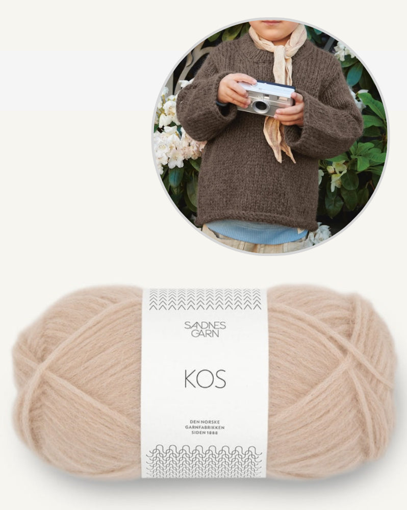 Kinsley Sweater Junior Kos Edition | Set aus Garn und Anleitung aus der Kollektion 2408 - Mykt til Barn