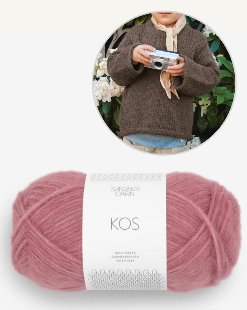 Kinsley Sweater Junior Kos Edition | Set aus Garn und Anleitung aus der Kollektion 2408 - Mykt til Barn