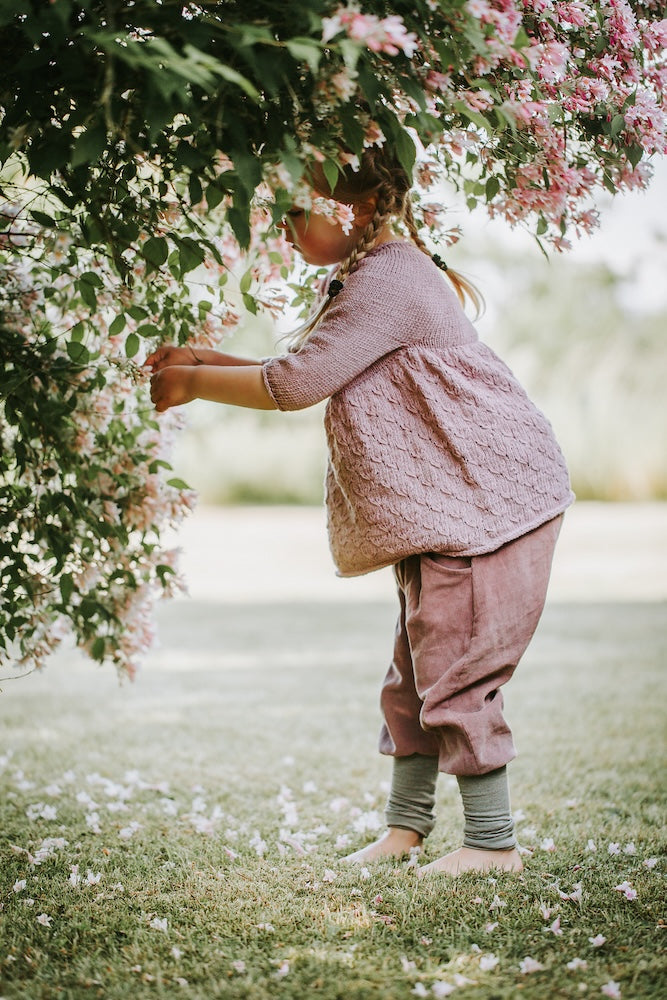 Kleid Winterwiesenblume von Kleinigkeitenliebe mit Double Sunday von Sandnes Garn 5