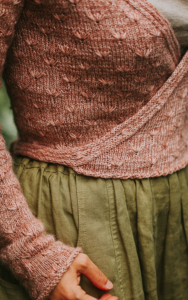 Wickeljacke Wiesenblume von Kleinigkeitenliebe mit Cashmere 6/28 von Pascuali 3