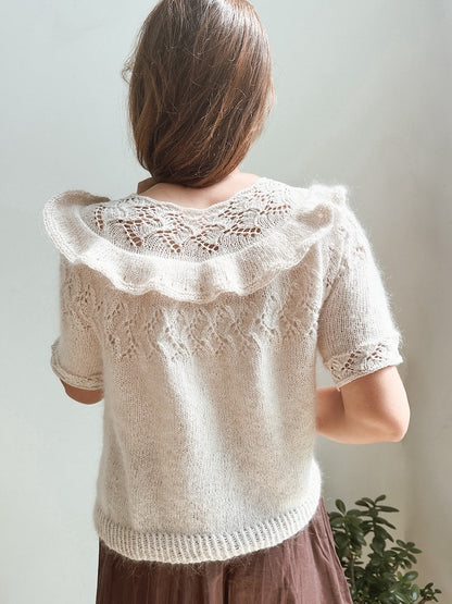 Carillon Tee von Knitting for Breakfast mit Tynn Line und Tynn Silk Mohair von Sandnes Garn 4