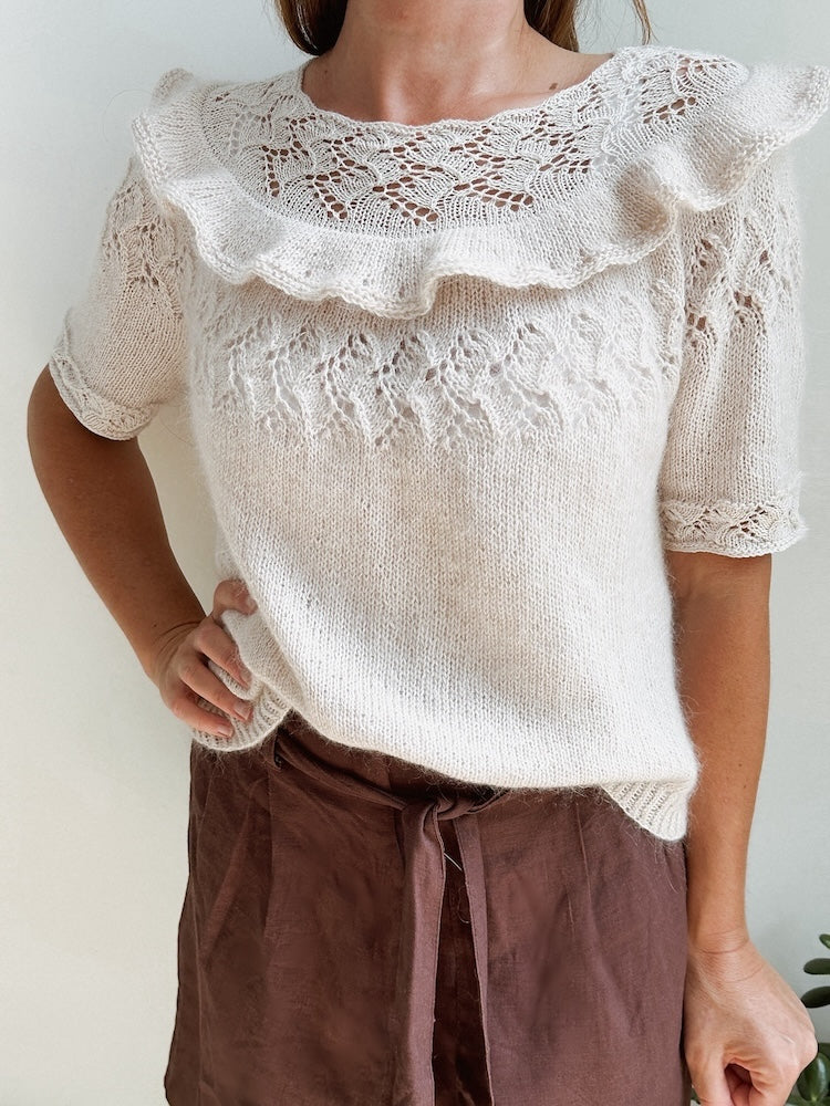 Carillon Tee von Knitting for Breakfast mit Tynn Line und Tynn Silk Mohair von Sandnes Garn 6