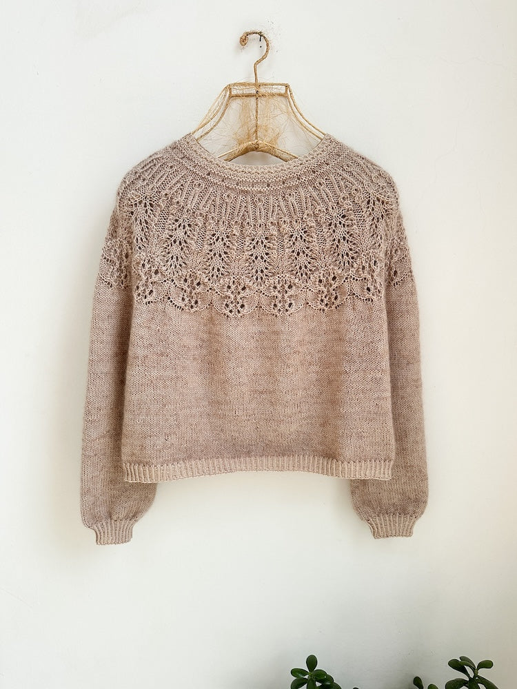 Knitting for Breakfast Ipazia Sweater mit Sunday und Tynn Silk Mlhair von Sandnes Garn 2