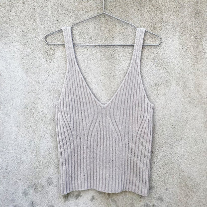 Y-Top | Rippenshirt mit perfektem Sitz aus Merino von Knitting for Olive