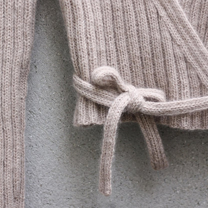 Darling Wrap | wunderschöne Wickeljacke aus Merino und Soft Silk