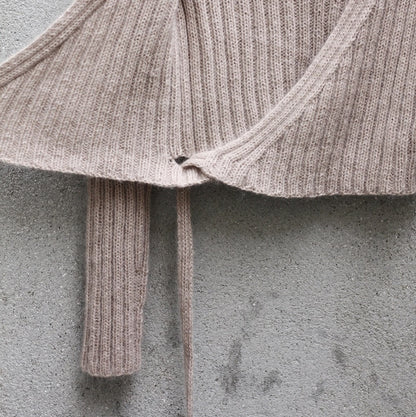 Darling Wrap | wunderschöne Wickeljacke aus Merino und Soft Silk