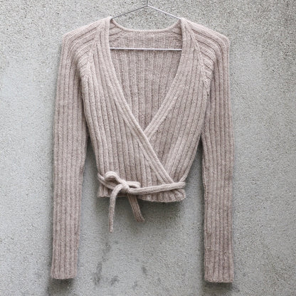 Darling Wrap | wunderschöne Wickeljacke aus Merino und Soft Silk