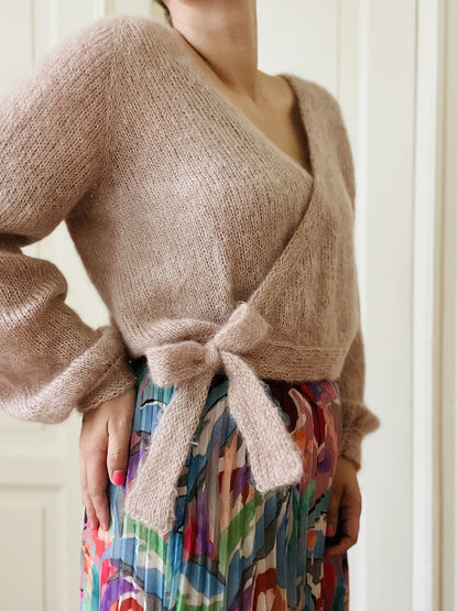 Camille Wrap Cardigan von Kolibri by Johanna mit Tynn Silk Mohair von Sandnes Garn 10