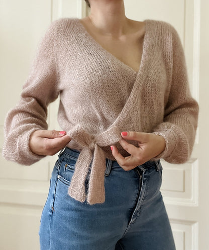 Camille Wrap Cardigan von Kolibri by Johanna mit Tynn Silk Mohair von Sandnes Garn 8