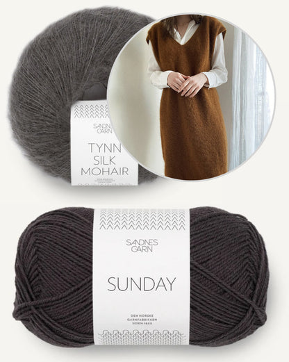 Novemberknits Komorebi Dress aus Sunday und Tynn Silk Mohair von Sandnes Garn 13