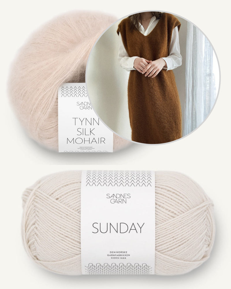 Novemberknits Komorebi Dress aus Sunday und Tynn Silk Mohair von Sandnes Garn 9