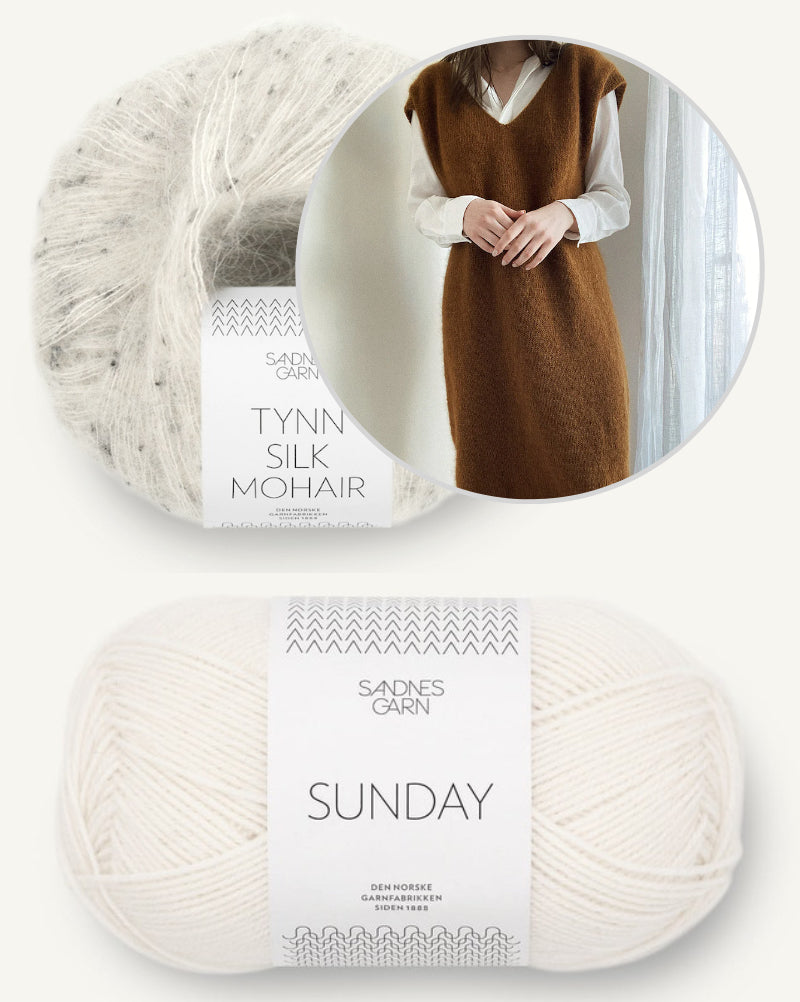 Novemberknits Komorebi Dress aus Sunday und Tynn Silk Mohair von Sandnes Garn 11