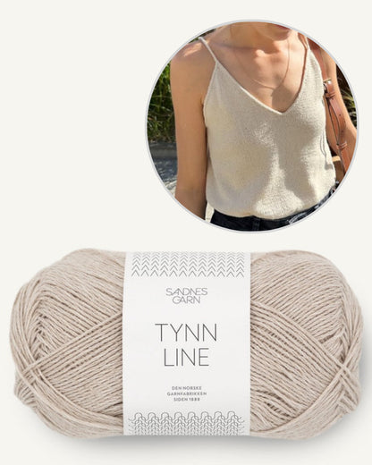 PetiteKnit Kumulus Top aus Tynn Line von Sandnes Garn 9